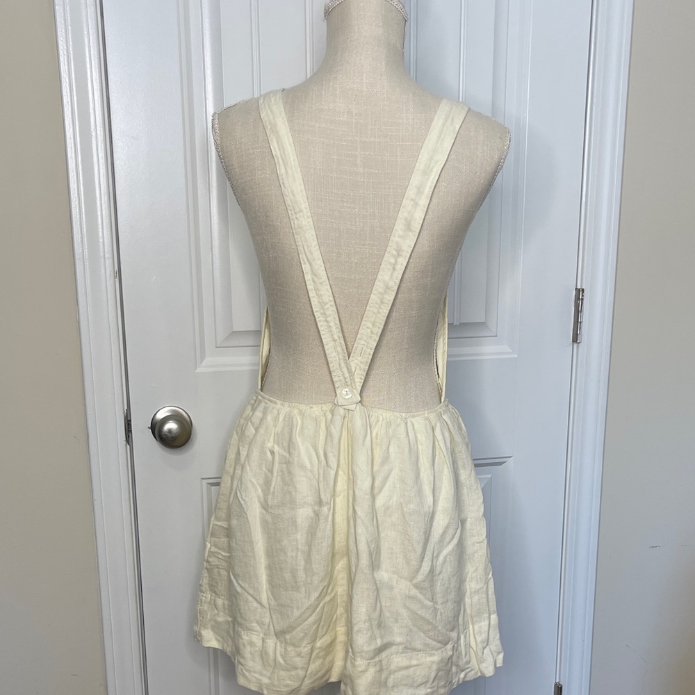 FREE PEOPLE resort wear vacation dress butter yellow